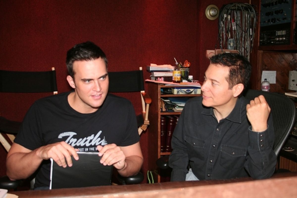 Cheyenne Jackson and Michael Feinstein at 
