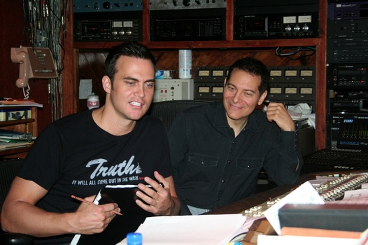 Cheyenne Jackson and Michael Feinstein at 