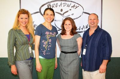 Jennifer Johns, Sutton Foster, Michelle Lehrman, Ross Stoner Photo