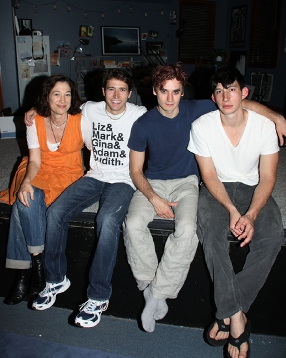 Meg Gibson, MacLeod Andrews, Seth Numrich and Adam Driver at 