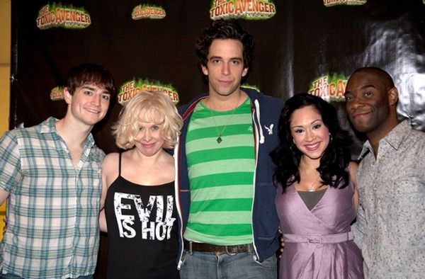 Jonathan Root, Nancy Opel, Nick Cordero, Diana DeGarmo, and Demond Green Photo