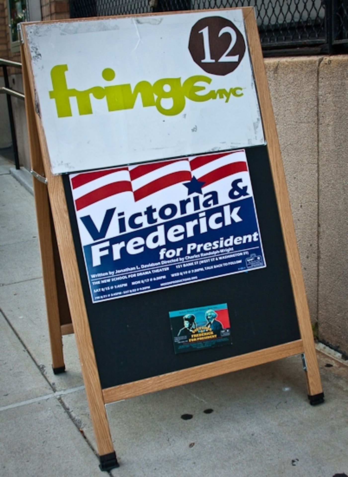 Photo Coverage: 'VICTORIA & FREDERICK FOR PRESIDENT' Opening Night  Image