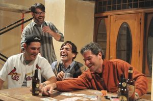 Doug Johnson, Shane Chuvalas, Ricardo Melendez and Bill Simmons Photo