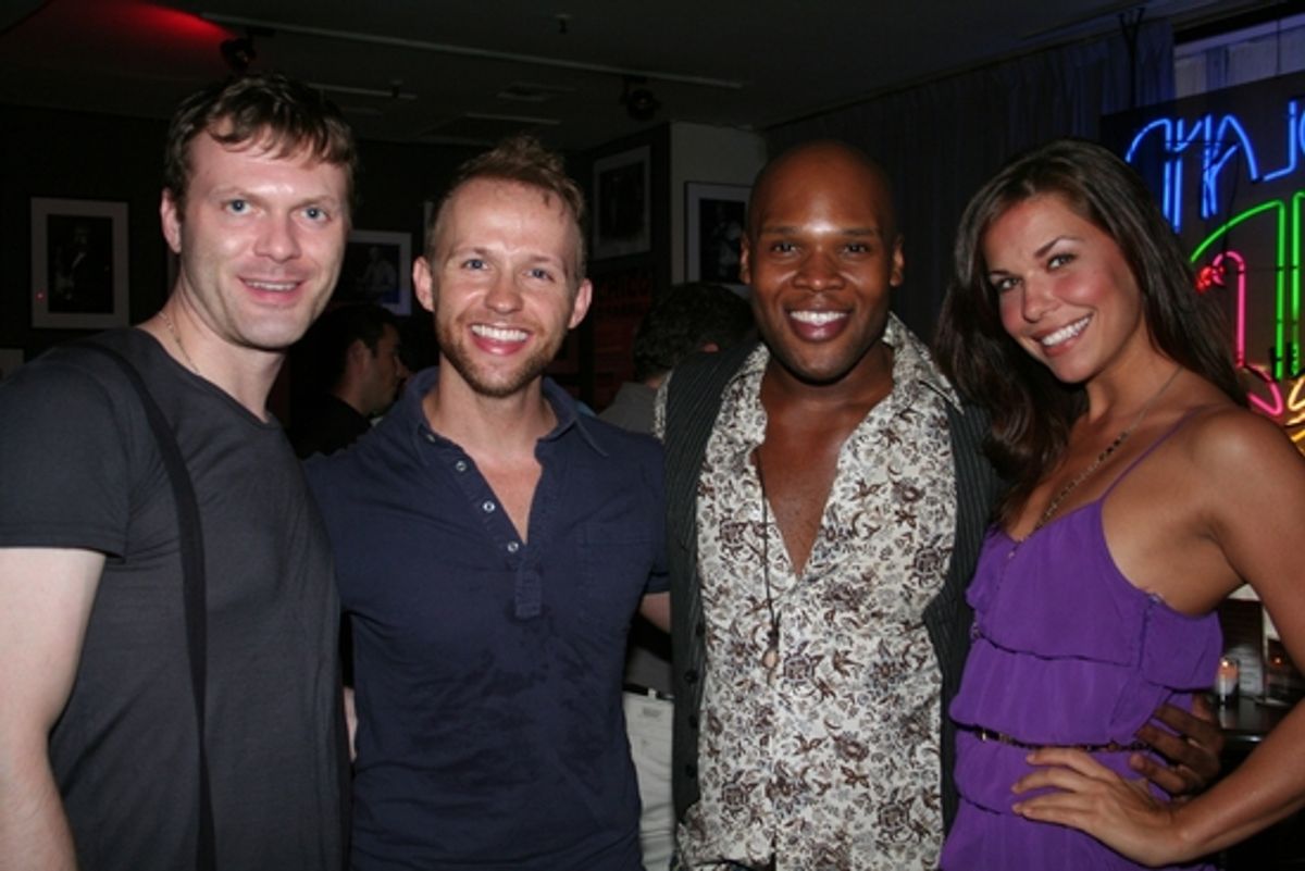 Matt Clemons, Marty Thomas, Michael James Scott and Emily Loftiss at 