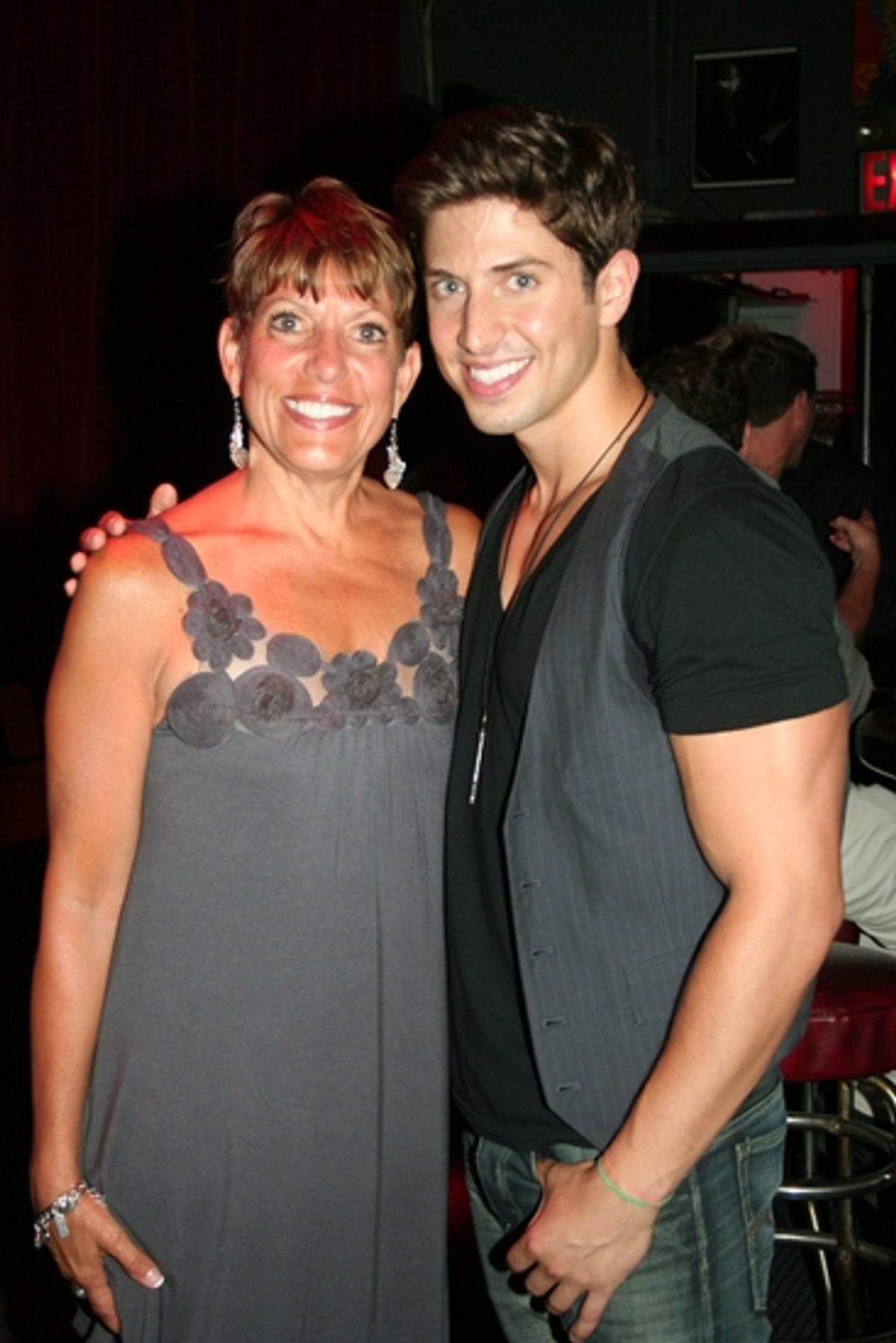 Nick Adams with his Mom Janet Wojtalik at 