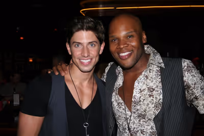 Nick Adams and Michael James Scott Photo