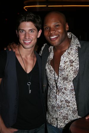 Nick Adams and Michael James Scott @ BroadwayWorld Nick Adams and Michael James Scott Photo