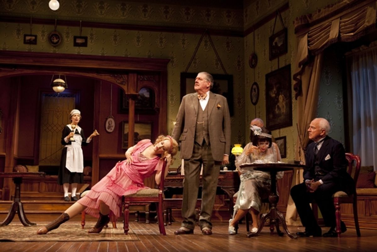 Katie Finneran, Edward Herrmann, Andrea Martin, and John Rubinstein at 