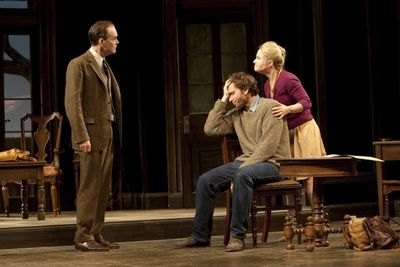 Jefferson Mays, Stephen Kunken, and Morgan Hallett Photo
