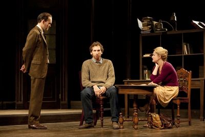 Jefferson Mays, Stephen Kunken, and Morgan Hallett Photo