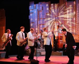 Jake Broder and the band @ BroadwayWorld Jake Broder and the band Photo