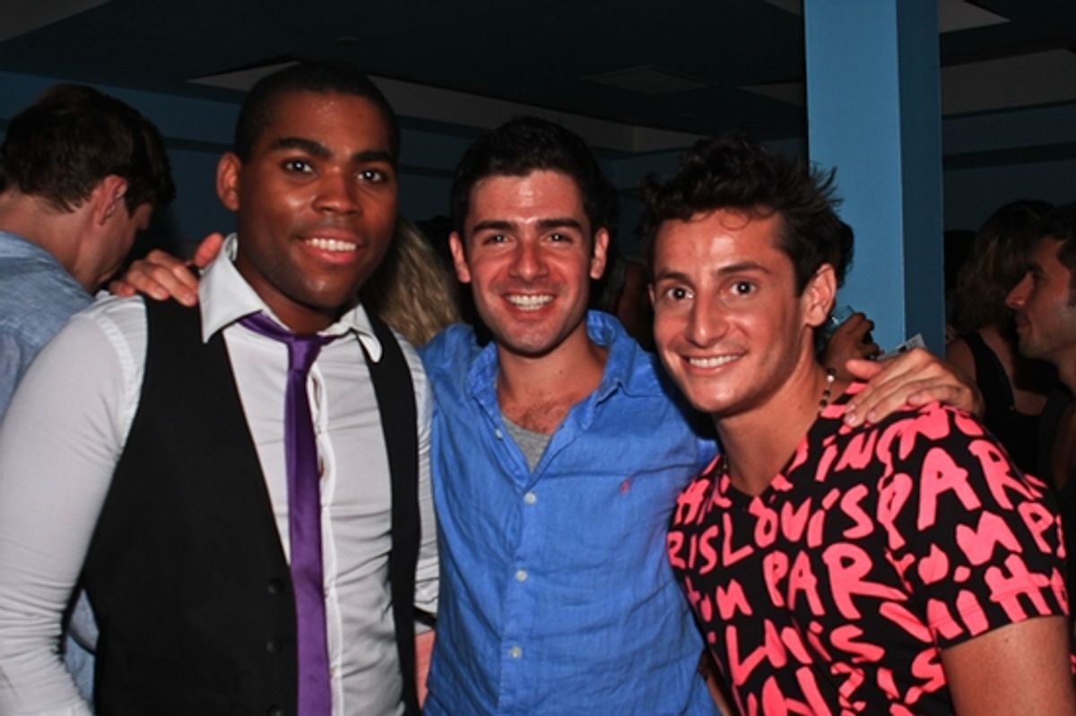 Sean Bradford, Adam Kantor and Frankie James Grande at 