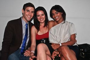 Morgan Karr, Anna Eilinsfeld and guest @ BroadwayWorld Morgan Karr, Anna Eilinsfeld and guest Photo