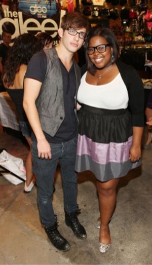 Kevin McHale and Amber Riley Photo
