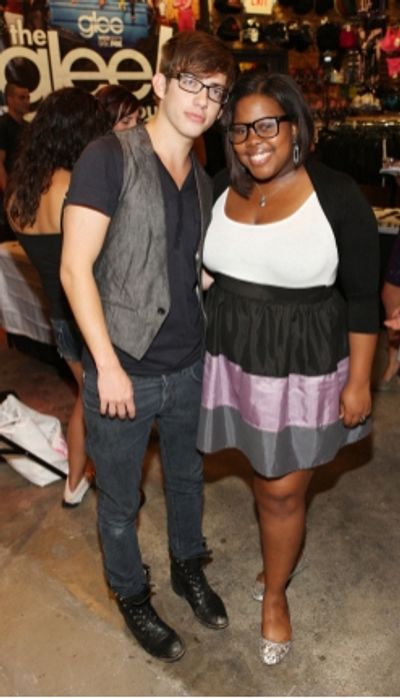 Kevin McHale and Amber Riley Photo