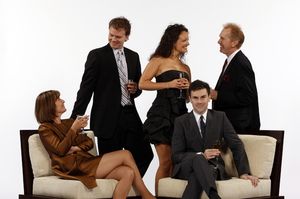 Mary Gordon Murray, Dan Callaway, Niki Scalera, Matt McGrath and Harry Groener. Photo