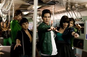 Gabe Saporta, Ryland Blackinton, Alex Suarez, Nate Novarro and Victoria Asher Photo