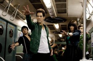 Gabe Saporta, Alex Suarez, Nate Novarro and Victoria Asher Photo