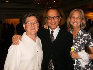 Tim Kazurinsky, Jim Corti and Marsha Kazurinsky Photo