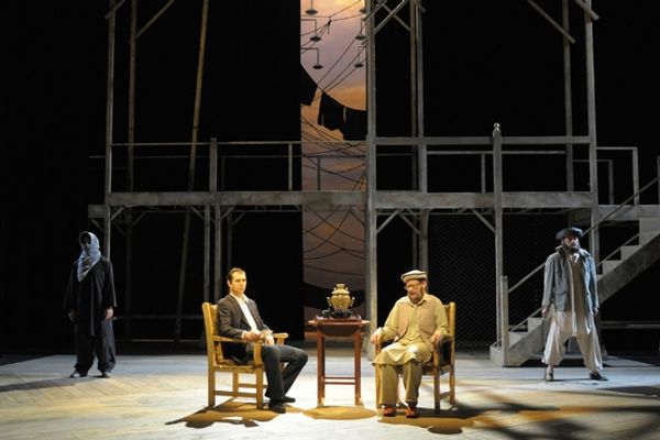 Barzin Akhavan, Grego Paslawsky, (front, L-R) Zarif Kabier Sadiqi and James Saba Photo