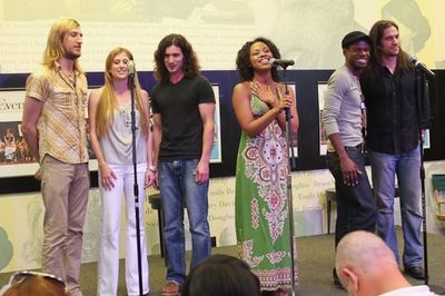 Bryce Ryness, Caissie Levy, Paris Remillard, Sasha Allen, Darius Nichols, and Will Sw Photo