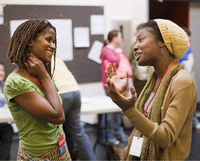 Bahni Turpin and Miriam F. Glover Photo