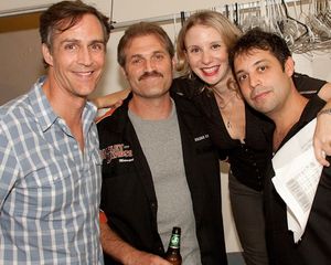 Howard McGillin, Marc Kudisch, Sarah Saltzberg, and Steve Rosen Photo