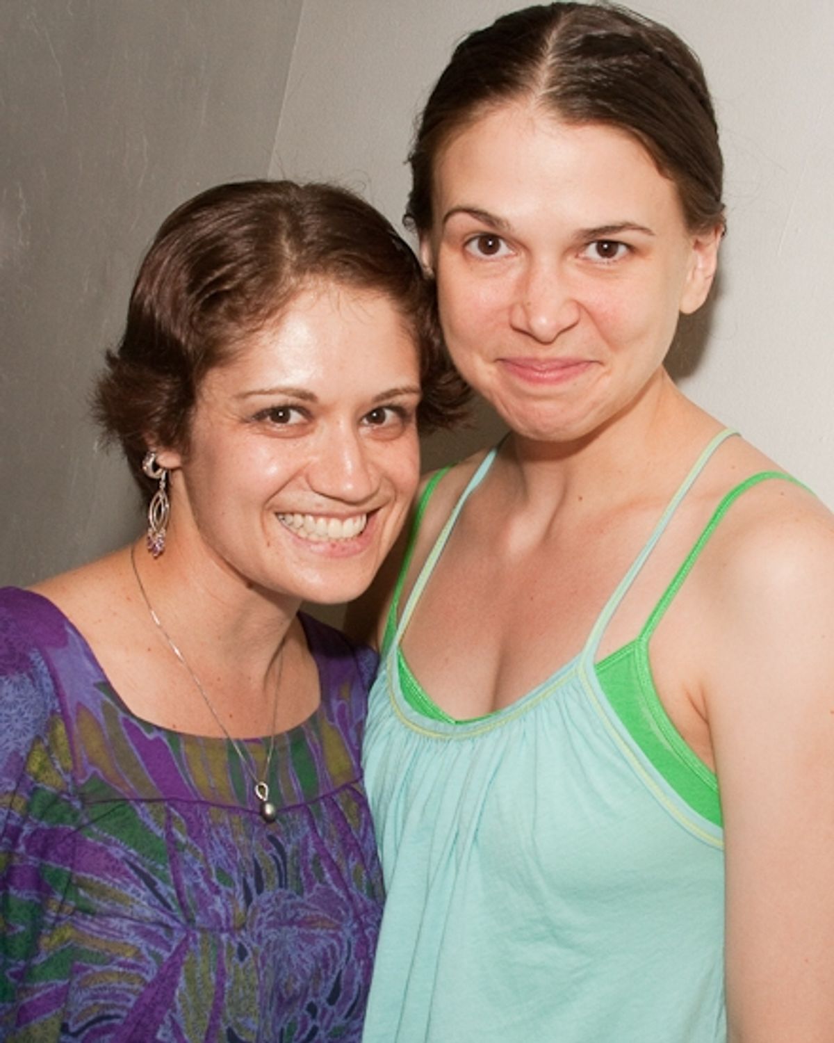 Rachel Maier and Sutton Foster at 