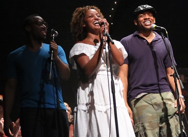 Maurice Murphy, Asmeret Ghebremichael, and Derrick Baskin Photo