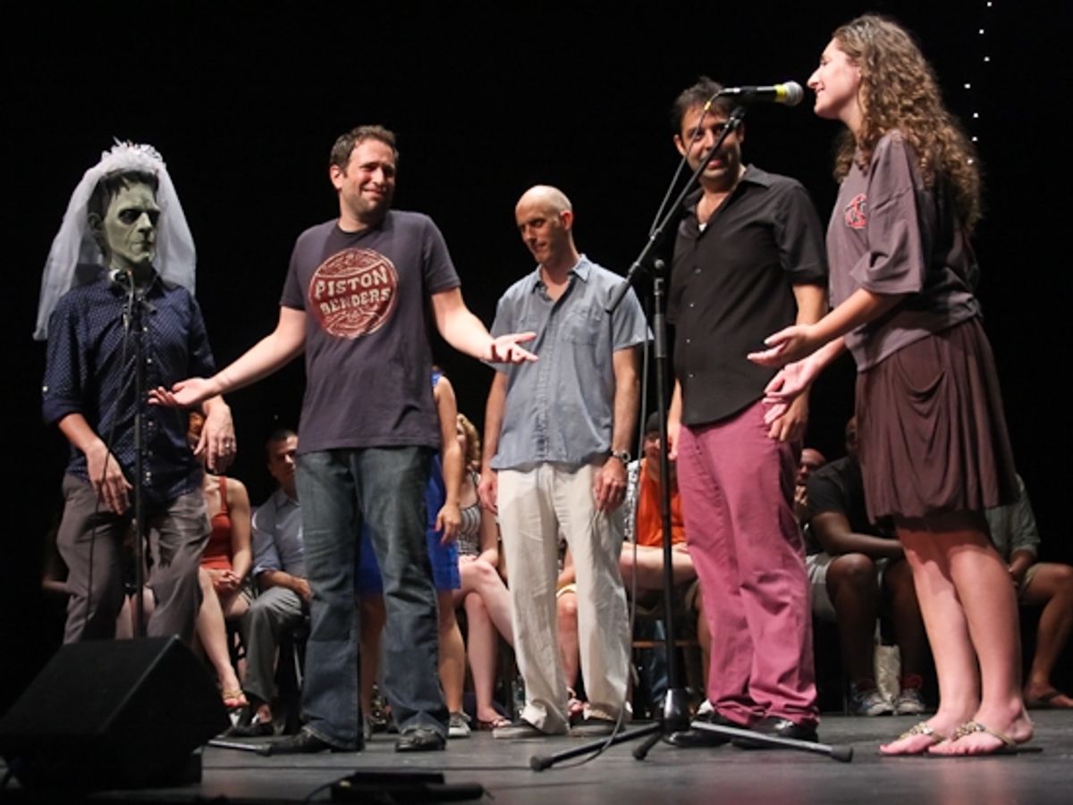 The Gay Bride of Frankenstein, David Rossmer, Steve Rosen, and Daryl Eisenberg at 