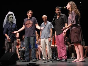 The Gay Bride of Frankenstein, David Rossmer, Steve Rosen, and Daryl Eisenberg Photo