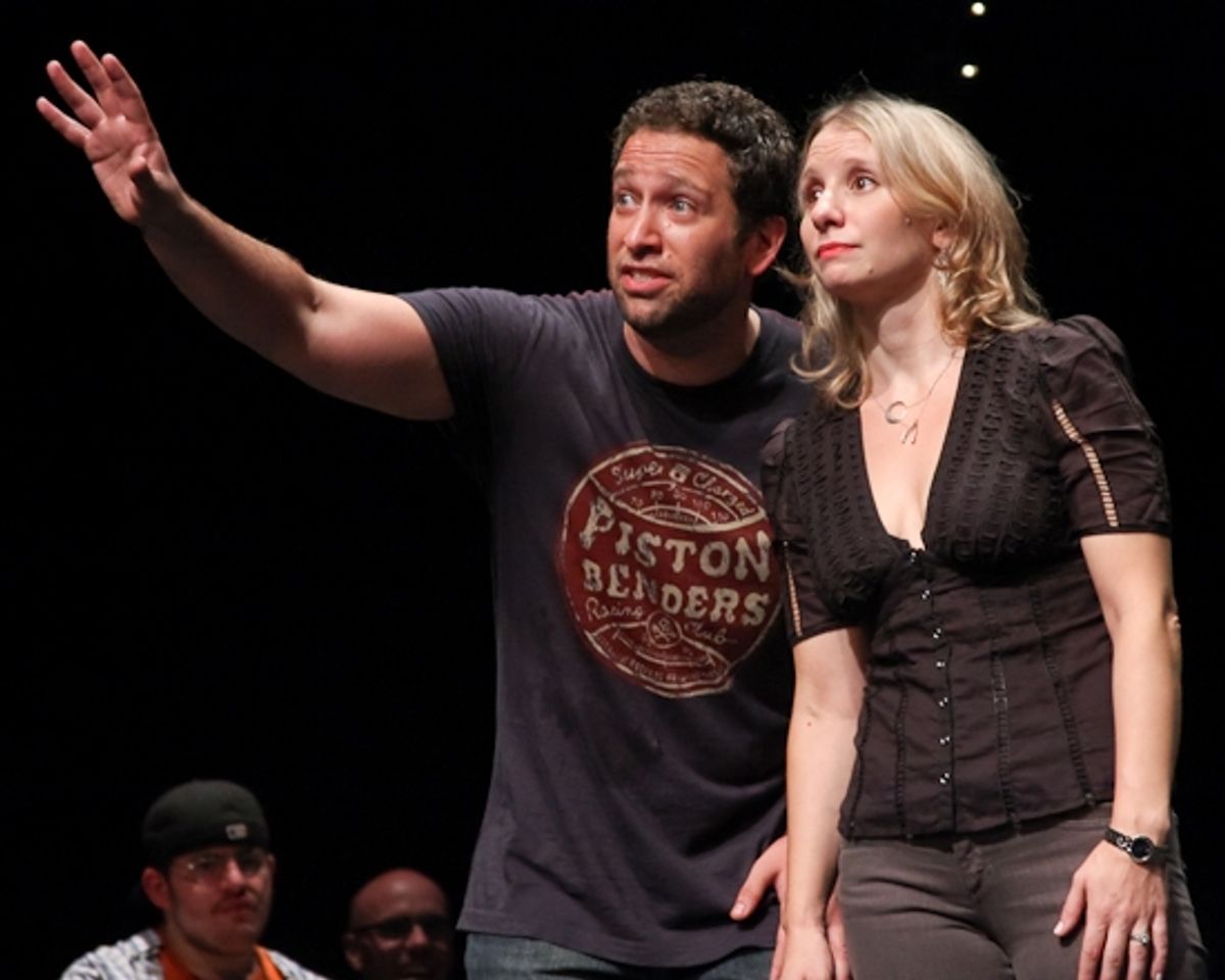 David Rossmer and Sarah Saltzberg at 