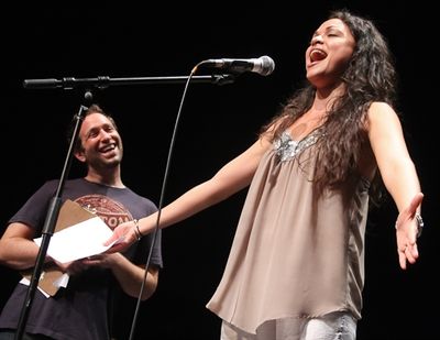 David Rossmer and Karen Olivo Photo