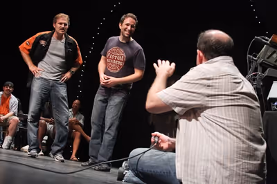 Marc Kudisch, David Rossmer, and Jason Kravits Photo