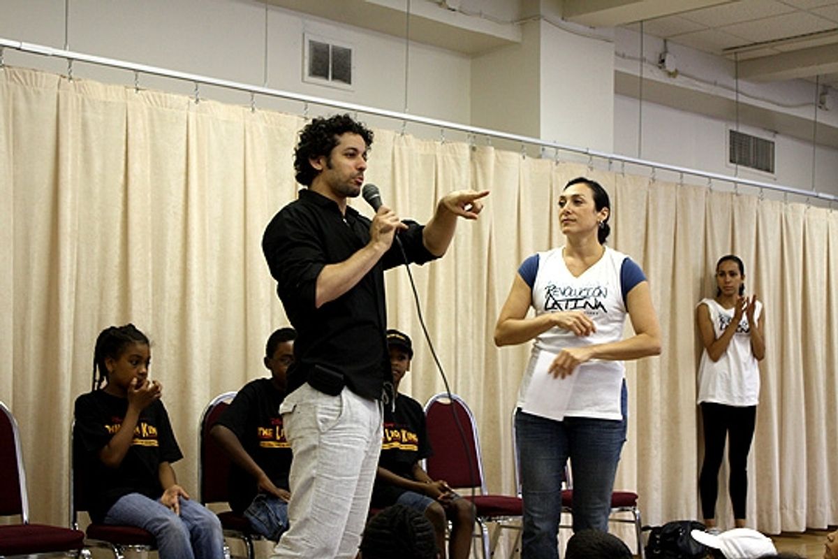 Luis Salgado and Gabriela Garcia at 