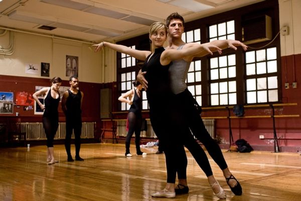 Alice (Kherington Payne) rehearses in class with Jeremy (Jeremy Hudson) Photo