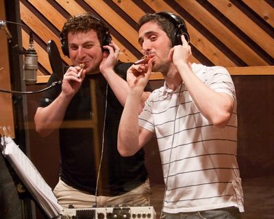 Randy Cohen and Bryan Perri lead the 'kazoo solos' Photo