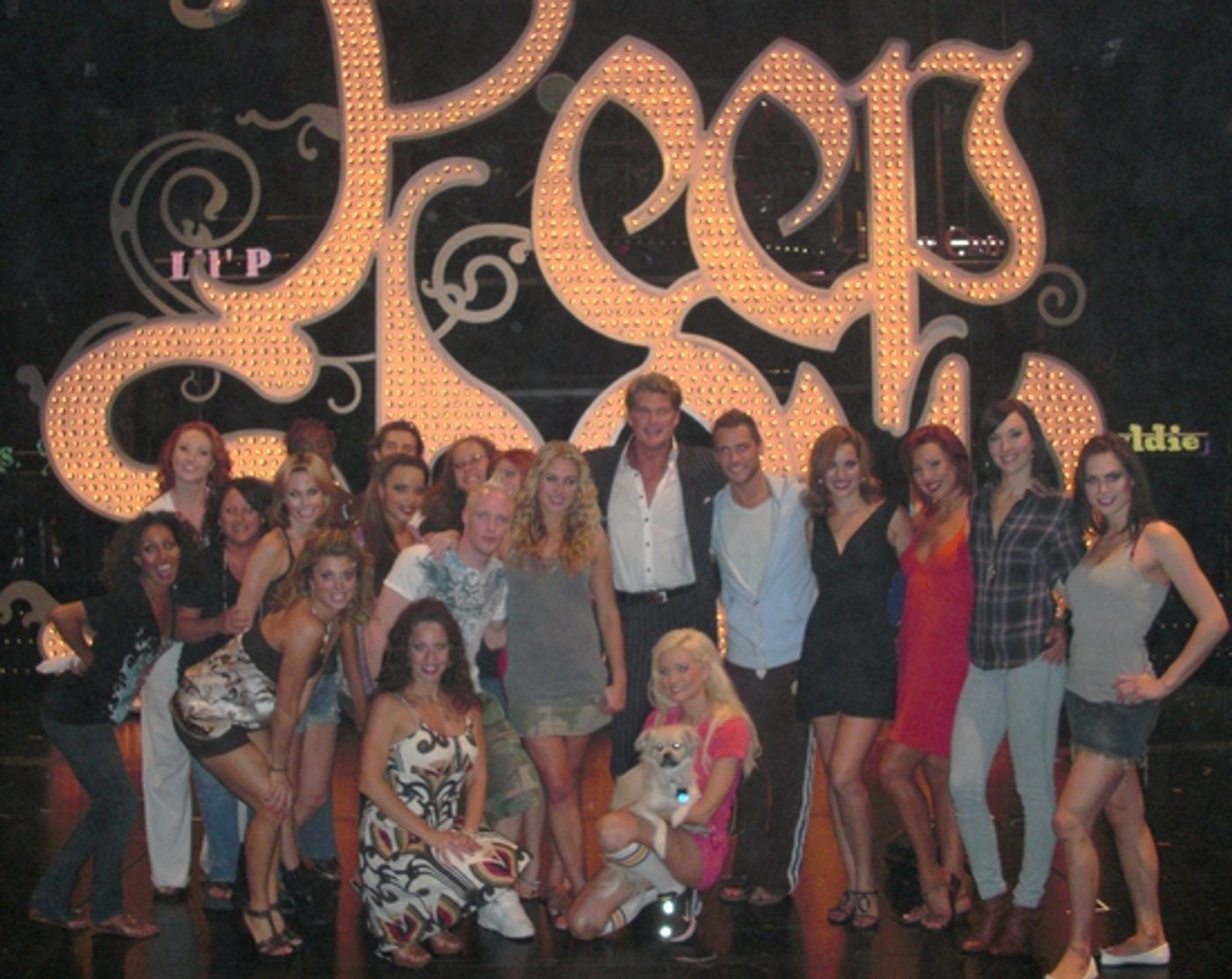 Photo Flash: David Hasselhoff And Ice T Visit Las Vegas' PEEP SHOW  Image