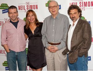 David Cromer, Laurie Metcalf, Neil Simon, and Dennis Boutsikaris @ BroadwayWorld David Cromer, Laurie Metcalf, Neil Simon, and Dennis Boutsikaris Photo