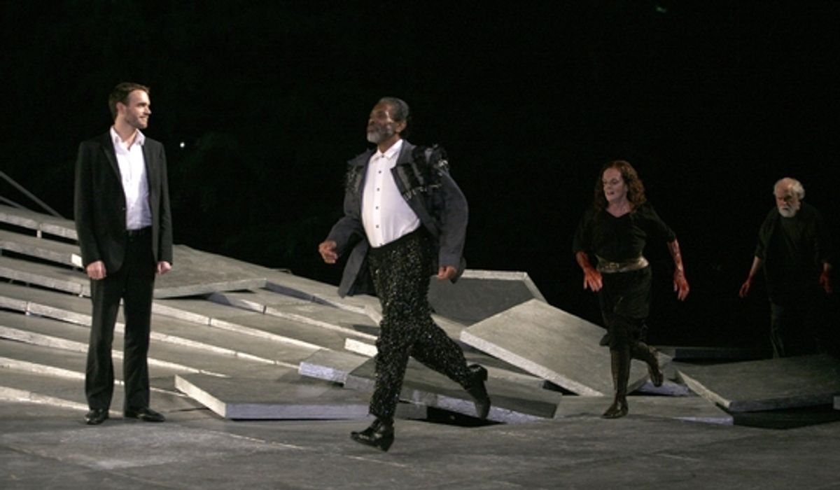 Sullivan Corey, Andre de Shields, Joan MacIntosh and George Bartenieff at 