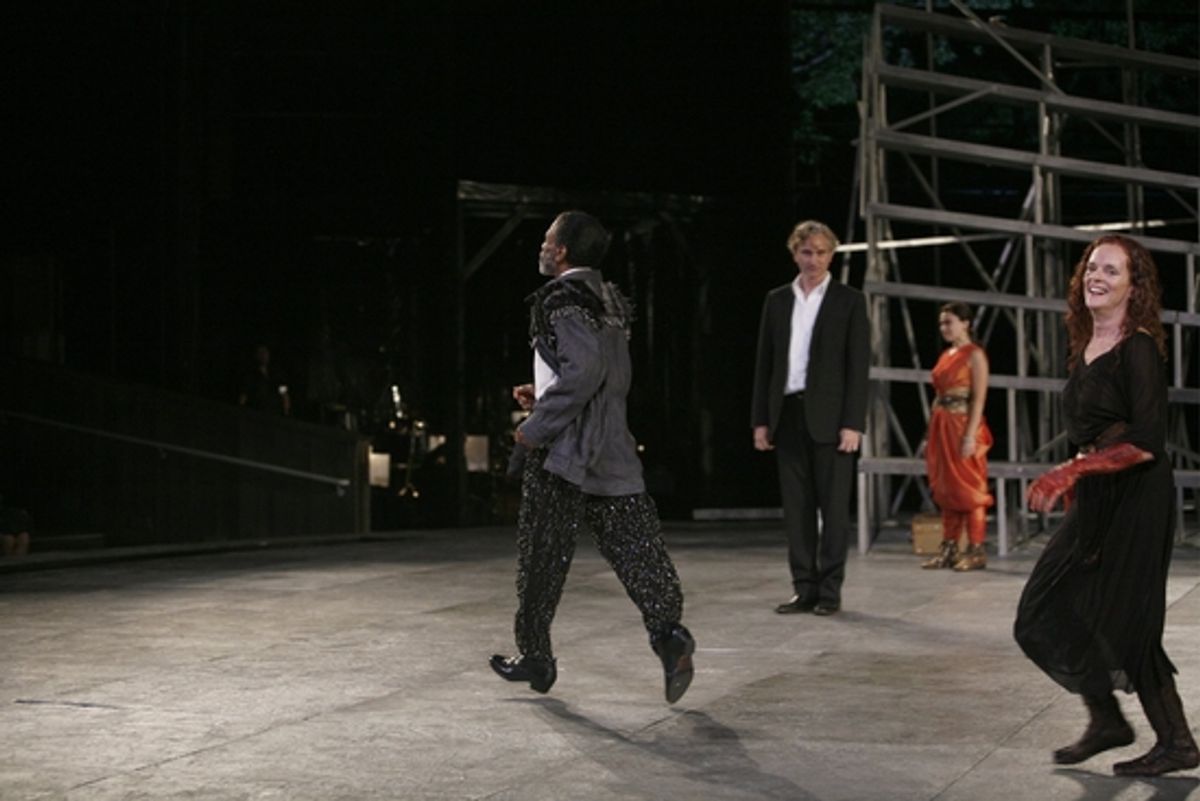 Andre De Shields, Joan MacIntosh and Rocco Sisto at 