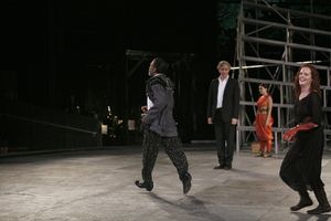 Andre De Shields, Joan MacIntosh and Rocco Sisto Photo