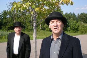 Steve Elliott and Larry Rusinsky @ BroadwayWorld Steve Elliott and Larry Rusinsky Photo