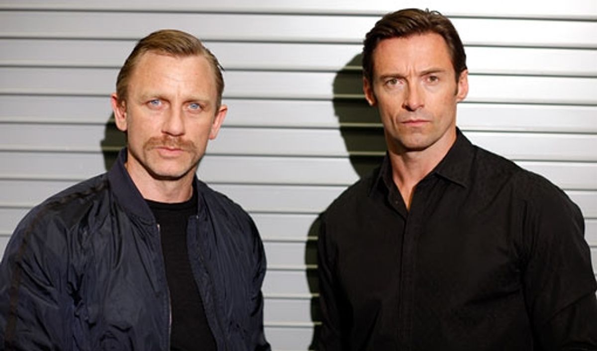 Daniel Craig and Hugh Jackman at 