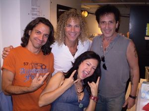 Chris Cicchino, David Bryan, Alan Childs and Diana DeGarmo Photo