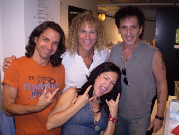 Chris Cicchino, David Bryan, Alan Childs and Diana DeGarmo Photo