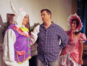 Thom Powers, Aaron G. Stash and Alexis Armstrong Photo