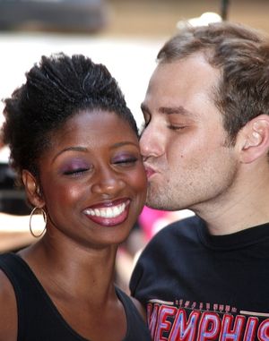 Montego Glover and Chad Kimball @ BroadwayWorld Montego Glover and Chad Kimball Photo