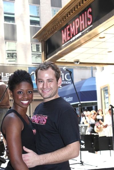 Montego Glover and Chad Kimball Photo