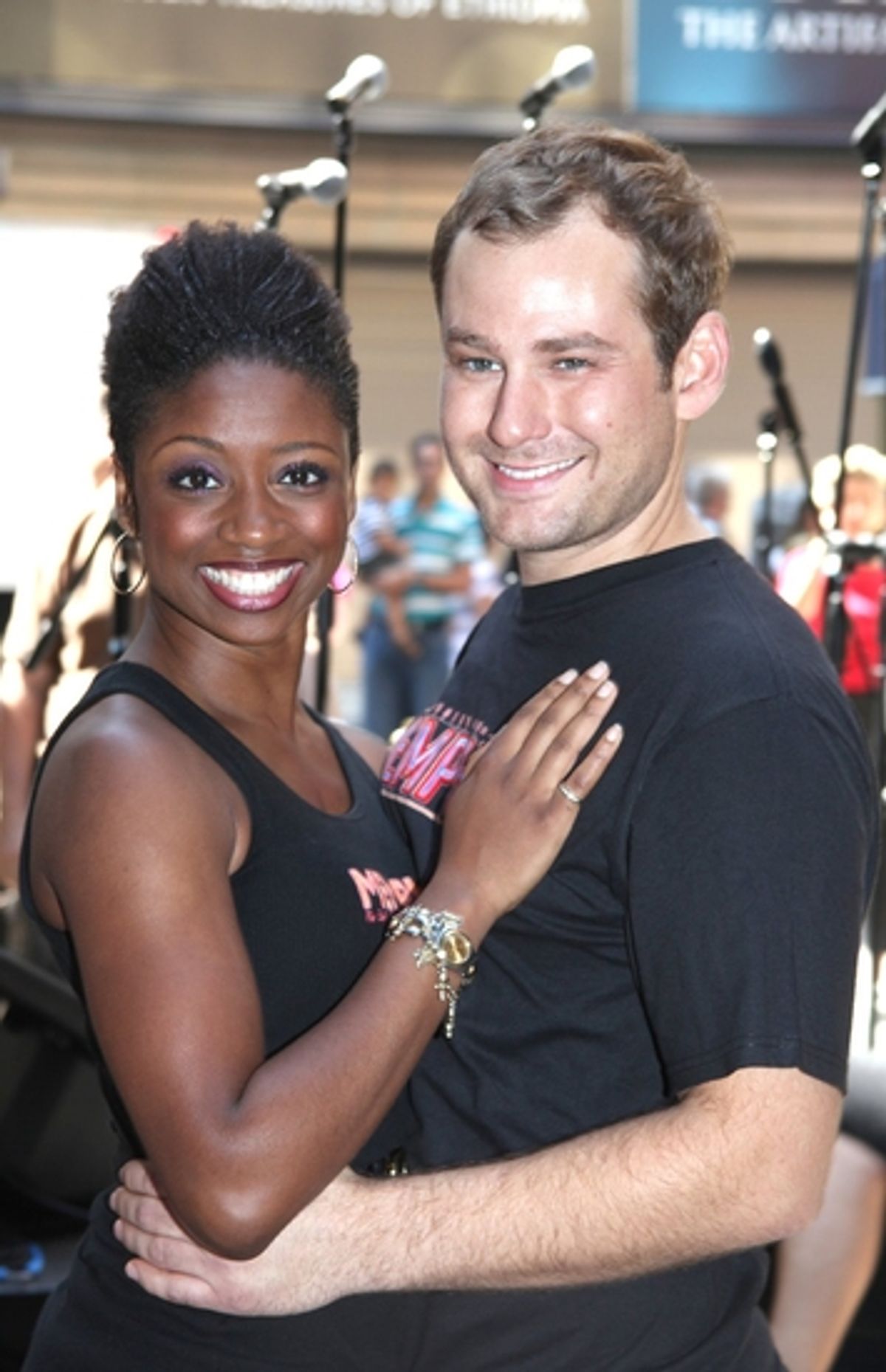 Montego Glover and Chad Kimball at 